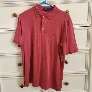 Classic Fit Red Polo